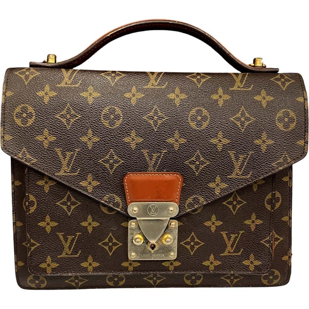 Louis Vuitton Brown Bag Monceau Shoulder Handbag